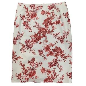 Antonio Melani Floral Print Midi Pencil Skirt